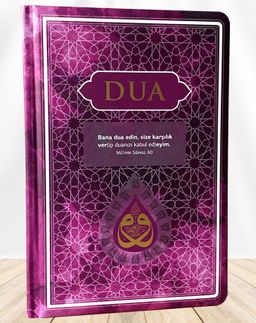 Dua (Evrad-ı Şerîfe) Rahle Boy Arapça+Türkçe (Lila)