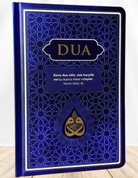 Dua (Evrad-ı Şerîfe) Rahle Boy Arapça+Türkçe (Lacivert)