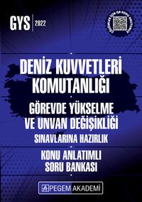 2022 Deniz Kuvvetleri Komutanlığı Görevde Yükselme Konu Anlatımlı Soru Bankası