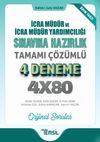 İcra M&uuml;d&uuml;r ve İcra M&uuml;d&uuml;r Yardımcılığı Sınavına Hazırlık Tamamı &Ccedil;&ouml;z&uuml;ml&uuml; 4 Deneme