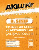 8. Sınıf Akıllı Föy T.C. İnkılap Tarihi ve Atatürkçülük Çalışma Föyleri Fasikül Fasikül