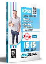 2022 KPSS Eğitim Bilimleri Gelişim Psikolojisi ve Öğrenme Psikoloji 15+15 Deneme Sınavı
