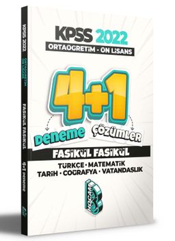 2022 KPSS Ortaöğretim-Önlisans 4+1 Fasikül Deneme
