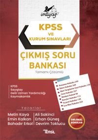İmtiyaz KPSS ve Kurum Sınavları Çıkmış Soru Bankası