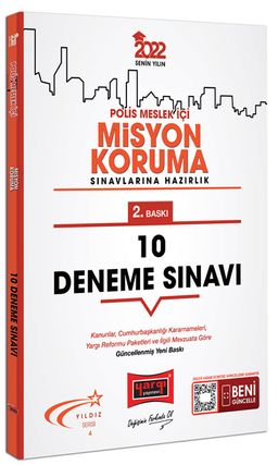 2022 Polis Meslek İçi Misyon Koruma Sınavlarına Hazırlık 10 Deneme Sınavı