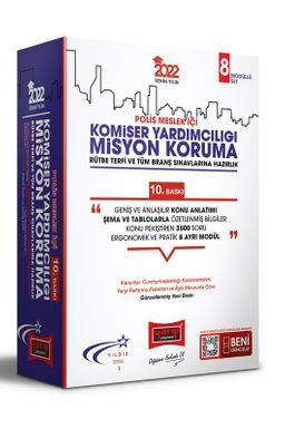 2022 Polis Meslek İçi Komiser Yardımcılığı Misyon Koruma Sınavlarına Hazırlık Yıldız Serisi Konu Anlatım