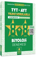 TYT AYT  Yıldız Sorularla 8+8 Biyoloji Denemesi