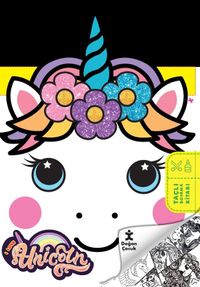 Unicorn Sevimliliği Taçlı Boyama Kitabı