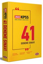 2022 KPSS Genel Yetenek - Genel Kültür 41 Deneme Sınavı