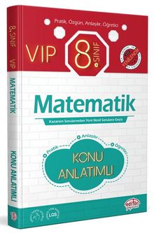 8. Sınıf Vip Matematik Konu Anlatımı