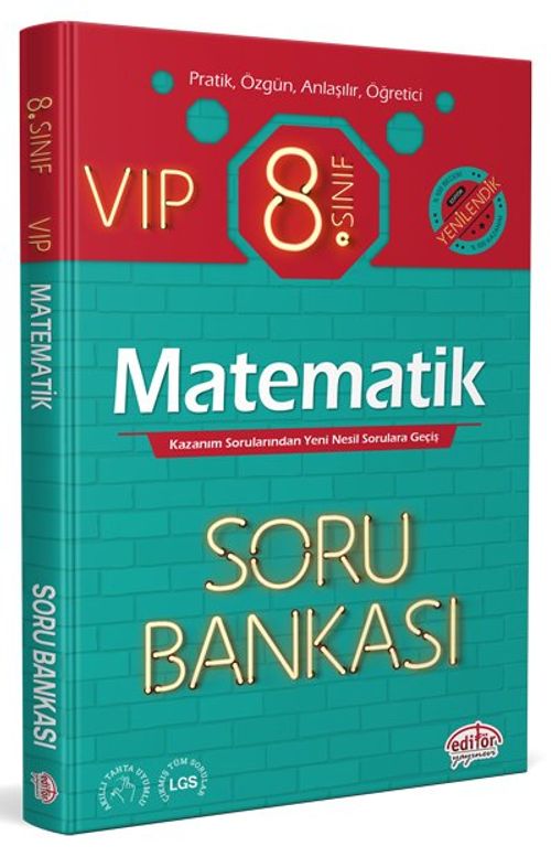8. Sınıf Vip Matematik Soru Bankası