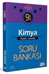 9. Sınıf Kimya Soru Bankası Özetli Lezzetli 