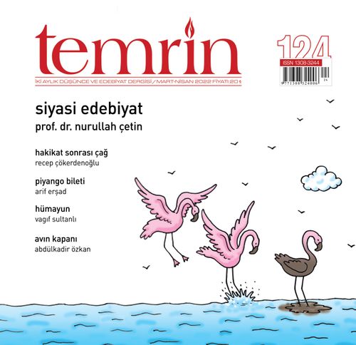 Temrin Aylık Edebiyat Dergisi Sayı:124 Mart-Nisan 2022