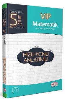 5. Sınıf VIP Matematik Hızlı Konu Anlatımlı