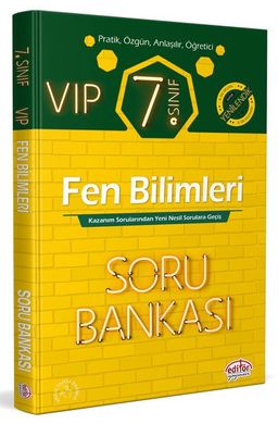 7. Sınıf VIP Fen Bilimleri Soru Bankası