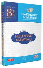 8. Sınıf VIP Din Kültürü ve Ahlak Bilgisi Hızlı Konu Anlatımlı
