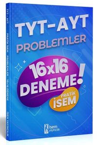 2022 TYT AYT Pratik İsem Kazandıran Problemler 16x16 Deneme