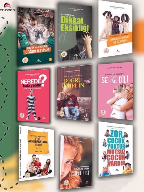 Uzman Eğitimci Gözüyle Çocuk ve Ergen Gelişim Seti (9 Kitap)