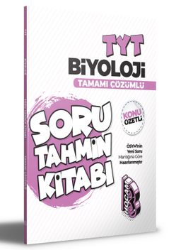 2022 TYT Biyoloji Konu Özetli ve Tamamı Çözümlü Soru Tahmin Kitabı 