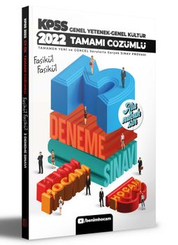 2022 KPSS Genel Yetenek Genel Kültür Tamamı Çözümlü 3 Fasikül Deneme 