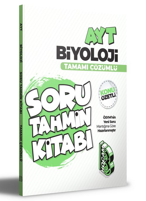 2022 AYT Biyoloji Konu Özetli ve Tamamı Çözümlü Soru Tahmin Kitabı 