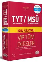 TYT MSÜ VIP Tüm Dersler Konu Anlatımlı