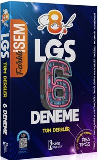 2022 Farklı İsem LGS 8. Sınıf Tüm Dersler Dijital Çözümlü 6 Deneme