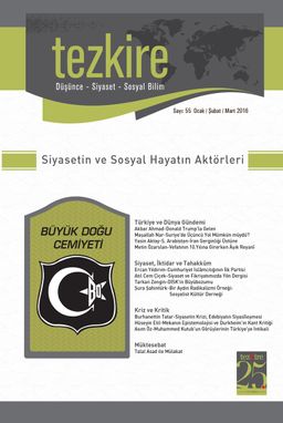 Tezkire Düşünce-Siyaset-Sosyal Bilim Dergisi Sayı:55 Ocak-Şubat-Mart