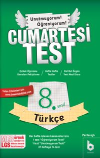 8. Sınıf CumartesiTest Türkçe 