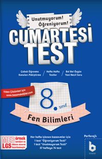 8. Sınıf CumartesiTest Fen Bilimleri 