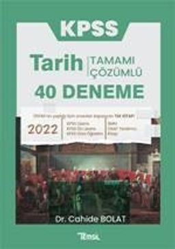 KPSS Tarih Tamamı Çözümlü 40 Deneme