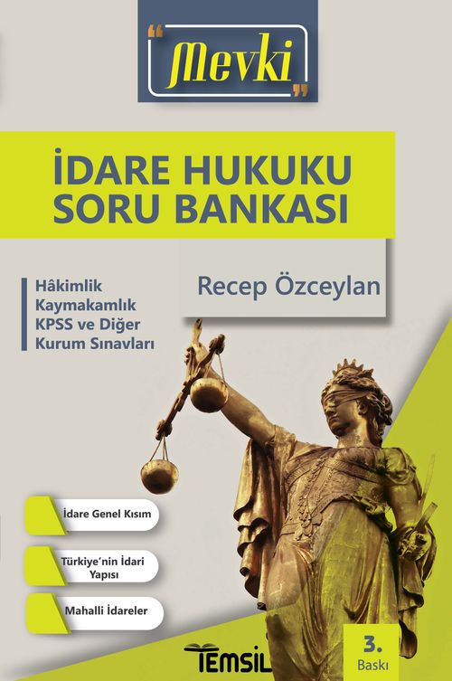 Mevki İdare Hukuku Tamamı Çözümlü Soru Bankası