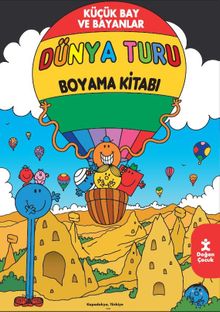 Küçük Bay ve Bayanlar Dünya Turu Boyama Kitabı