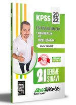 2022 KPSS Eğitim Bilimleri Rehberlik ve Özel Eğitim 21 Deneme Sınavı