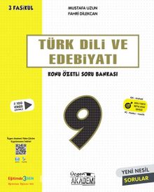 9. Sınıf Türk Dili ve Edebiyatı Konu Özetli Soru Bankası 3 Fasikül