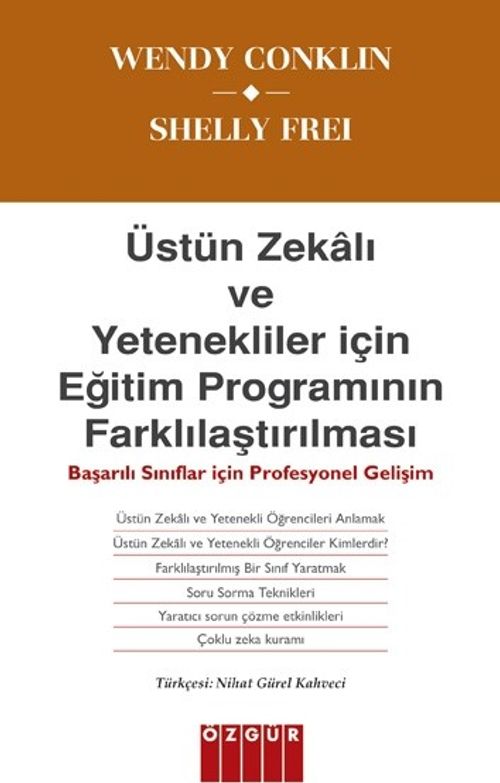Üstün Zekalı ve Yetenekliler için Eğitim Programının Farklılaştırılması