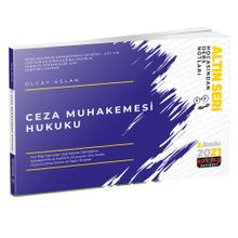 Ceza Muhakemesi Hukuku Hocasından Ders Notları