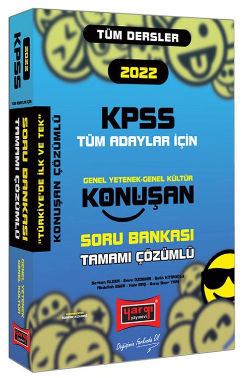 2022 KPSS Genel Yetenek Genel Kültür Tüm Dersler Tamamı Çözümlü Konuşan Soru Bankası