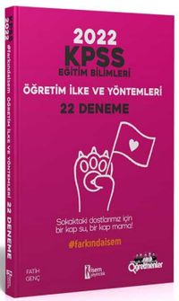 2022 KPSS Eğitim Bilimleri Öğretim İlke ve Yöntemleri 22 Deneme