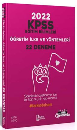 2022 KPSS Eğitim Bilimleri Öğretim İlke ve Yöntemleri 22 Deneme