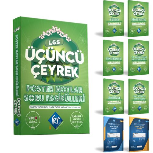 LGS Poster Notlar Üçüncü Çeyrek Soru Fasikülleri