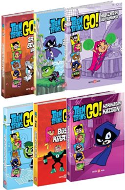 DC Comics: Teen Titans GO! Macera Seti (6 Kitap)