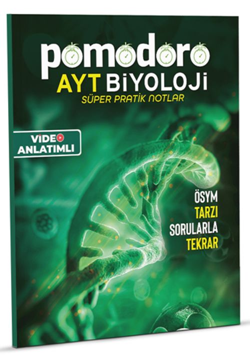 Pomodoro AYT Biyoloji Konu Soru Süper Pratik Notlar
