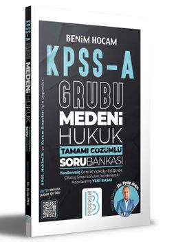 KPSS A Grubu Medeni Hukuk Tamamı Çözümlü Soru Bankası