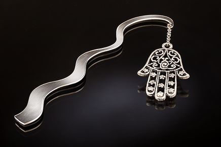 Askılı Fatmanın Eli (Gümüş Kaplama Ayraç)