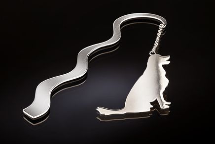 Askılı Köpek (Gümüş Kaplama Ayraç)