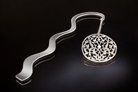 Askılı Rumi Daire (Gümüş Kaplama Ayraç)