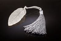 Yaprak Doğal (Gümüş Kaplama Ayraç)