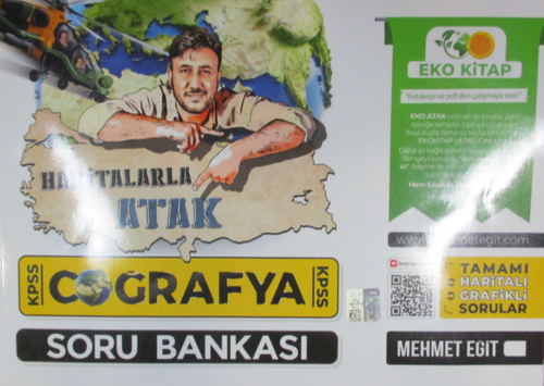 2022 KPSS Haritalarla Atak Coğrafya Soru Bankası