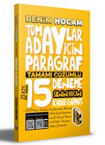 2022 Tüm Adaylar İçin Paragraf Tamamı Çözümlü 15 Deneme
